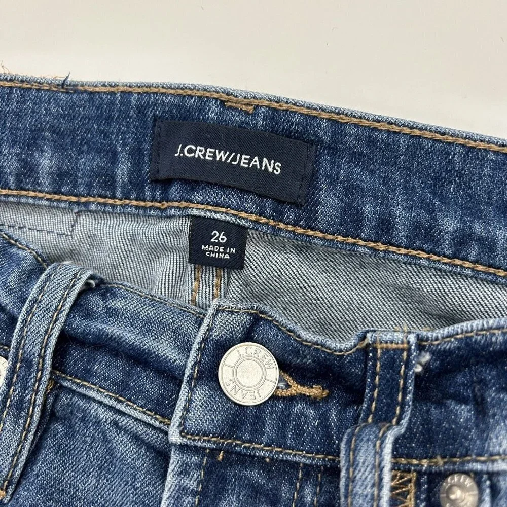 J Crew Vintage Straight‎ Jeans Womens Size 26 Two Tone